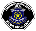 United Security Operations Squad 1 Unit Emblem