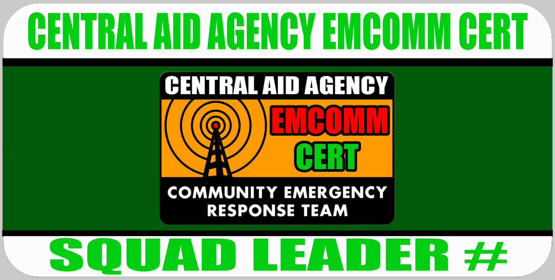 EMCOMM CERT Squad Leader Badge