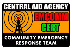 Central Aid Agency EMCOMM CERT Program Logo
