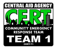 Community Emergency Response Team (CERT) Team 1 Emblem