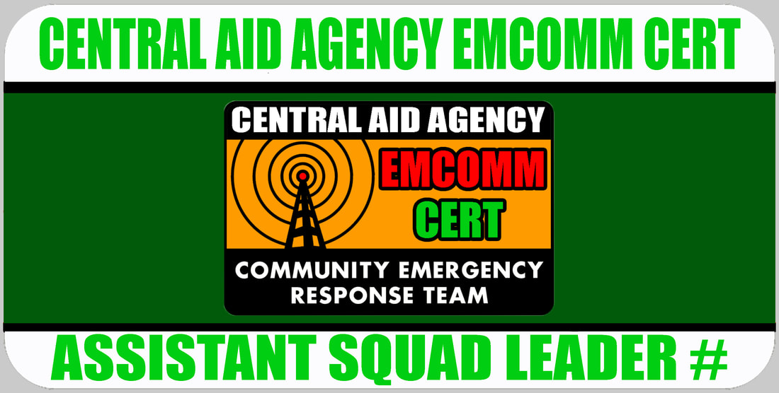 EMCOMM CERT Assistant Squad Leader Badge