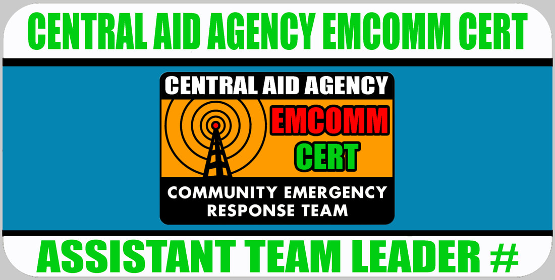 EMCOMM CERT Assistant Team Leader Badge