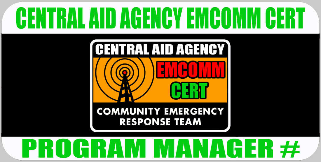 EMCOMM CERT Program Manager Rank Badge