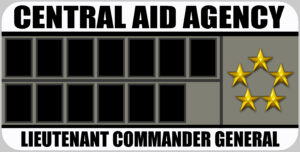 Lieutenant Commander General Rank Badge