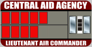 Lieutenant Air Commander Rank Badge