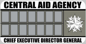 Chief Executive Director General Rank Badge