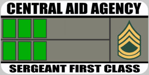 Sergeant First Class Rank Badge