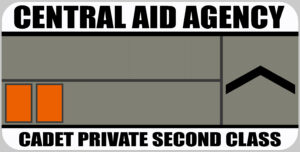 Cadet Private Second Class Rank Badge